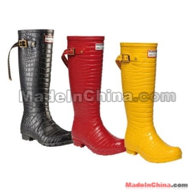 Free shipping Use EMS transport Wholesale boots brands boots woman rain boots fashion boots women's rain boots Crocodile stripe