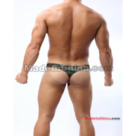 Free shipping wholesale men's underwear camouflage t-back