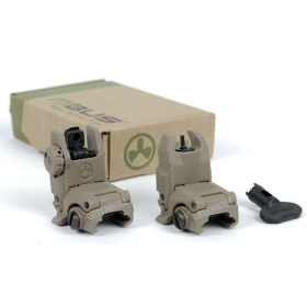 Magpul MBUS GEN 2 Back-Up Front and Rear Folding sights Dark Earth with Key (MBUS2-A-DE) 