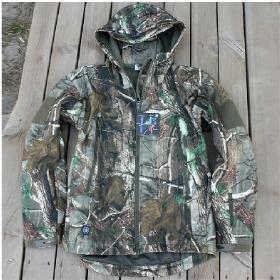 Φύλλο Camo αντιανεμικό μπουφάν Στρατιωτικό Εξωτερική Σπορ Μπουφάν Soft Hard Shell Αντιανεμικό Jacket Coat