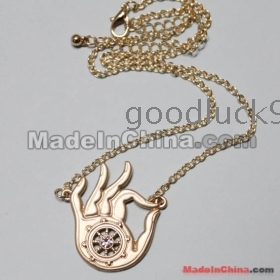 Star of David HAMSA HAND Amulet Pendant Necklace - Kabbalah Judaica Jewelry Gift 12pcs/lot N18 