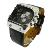 שעון של wholeslae אנשי צבא Oulm ספורט עם עור 3 - Movt קוורץ חיוג שחור 24mm רצועת שעון 9315