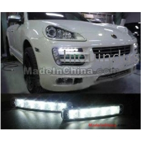 Free shipping 6000k super white 10W1pair 5LEDs auto/car led daytime running light drl Emark -0087 certification