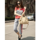 Summer new quality goods patchwork even cap woman with short sleeves, sport suit sportswear suit sportswear      
