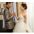 משלוח חינם השמלה חדשה החתונה אלגנטית מתוקה של נסיכת חתונה עד טכס חתונה שרשרת חזה + כתר + עגילים