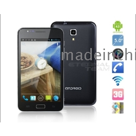 MTK6577 Dual Core 1.2GHz Android 4.0.4 512+2GB 5.08" WVGA Screen GPS Smartphone cell phone 8.0 MP camera