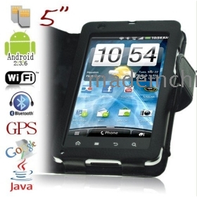5 inch 3G WCDMA Smartphone Android 2.3 tablet pc MTK6573 E8 WIFI GPS phone Tablet Phone 