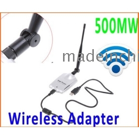 HOT USB Wireless LAN Adapter Wifi Receiver Network Card 802.11N 150M 5dBi Antenna 500MW