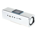 mini clip mp3 player Amplifier Micro SD  Card USB Disk FM Radio Mini Mp3 Speaker box Black Silver