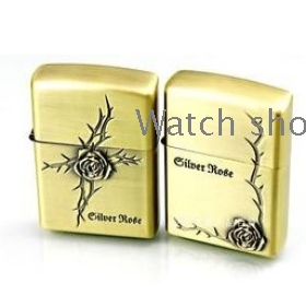 free shipping Roses relief lighter wholesale two design and color                   