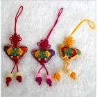 free shipping Double-sided embroidery butterfly mobile phone chain sweet package add-ons  