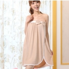 free shipping Candy color sexy wipe chest towel shuangkou bath robe 