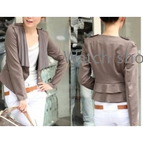 Han edition temperament joining together small suit female cultivate one's morality short coat