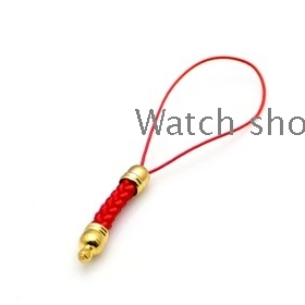 free shipping Mobile phone chain accessories to  hand knotted rope materials jade line  