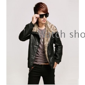 free shipping The new male collars cotton washing cultivate one's morality locomotive fur clothing       