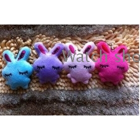 free shipping Rabbit bag the mobile phone's accessories plush toys of key      