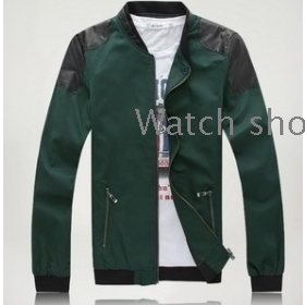 Men's clothing fashionable contracted joining together round brought jacket thin coat