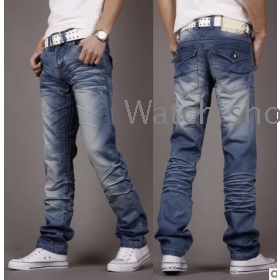 free shipping Autumn tide male han cultivate one's morality leisure cowboy pants        