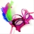 Giorno farfalla lato capelli maschera maschera maschera principessa disegno colorato o modello hip -hop maschera per bambini