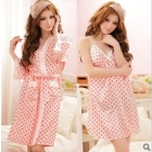 free shipping Party female sexy braces nightgown pajamas twinset leisure wear 