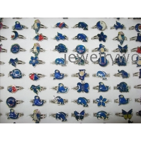 wholesale 500pcs mixed animals mood rings butterfly,smile,heart,peace dove fashion rings jewelry Free shipping