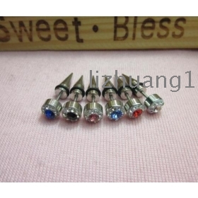 South Korea han edition tapered/diamond stud earrings earring man boy             