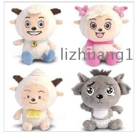 Like sheep abb toys merchant grey Wolf beauty too lazy sheep sheep sheep sheep small gray figures holiday gift dolls                      