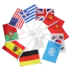 The countries all over the world with little flag custom hand may make to order the company  BiaoZhiQi flag customized flags        