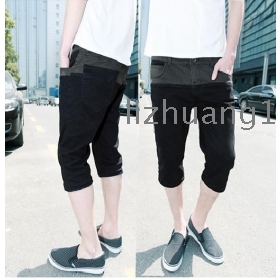 The new spring and summer fashion cultivate one's morality han feet leisure 7 minutes of pants man tide pants 7 minutes of pants five points shorts male