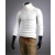 Men's Casual woolen cardigan /Le cardigan /high collar sweater coat 