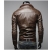 Wholesale - New Fashion Men's Slim turndown washing PU Leather Leather motorcycle Jackets Coat Outerwear 