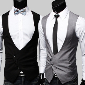 Mens Suit Tuxedo Dree Vest free shipping MJ03