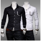 Wholesale - Casual Long Sleeve High Quality Men's Pur Cotton Shirt