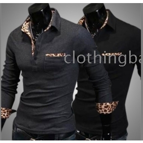 Men's slim long sleeve  shirt  1401B08