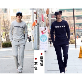 Men's casual pullover Sport Suit O neck training suit /mens leisure sport suit Free Shipping J-157