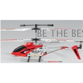 ONE CARTON 36PCS free shipping red color S107 3CH Alloy  rc infrared remote controlled helicopter with GRYO/ electronic toys/kid toys