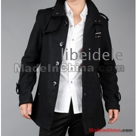 Free shipping   Man fashion leisure coat coat
