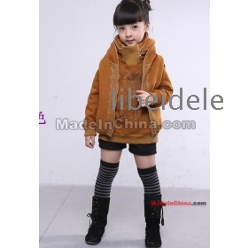 Free shipping  /Girls long-sleeved new warm spring and autumn underwear render unlined upper garment