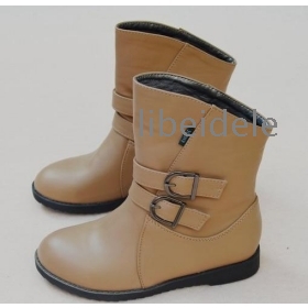 Free shipping  /New leather child boots han2 ban3 cowhide girl's boots