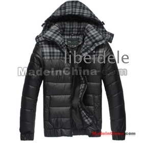 Free shipping  Cotton-padded clothes cotton male warm leisure coat