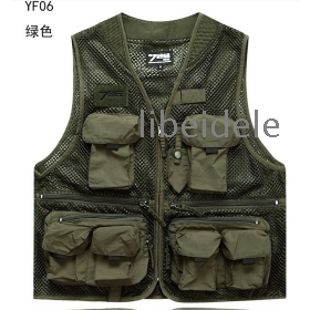 Free shipping/Fishing vest photography ma3 jia3 outdoor mesh breathable vest tactical vest male