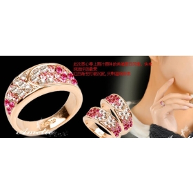 free shipping Personality, fashion, Lady's simulated diamond ring with box