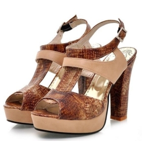 Gratis forsendelse Custom Design 2012 Kvinder mode kjole Sandaler High Heels Pumps Kvinder Sandlas C04NHR