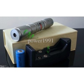 Free shipping 500mw laser pointers green lasers burn match+battery+changer+box Green Laser Pointer green laser pen flashlight