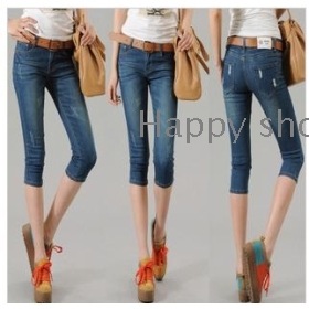 Show tiny feet pencil jeans female trousers and seven minutes of pants  