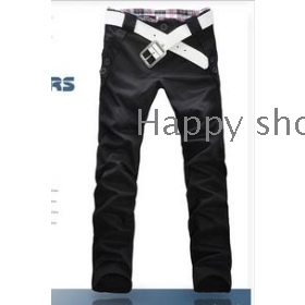 free shipping  Cultivate one's morality men's fashion leisure trousers      