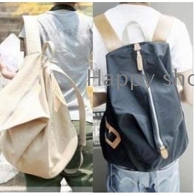 free shipping  The tide of canvas bag bag bag bag NanZhong female computer students lovers double shoulder pack       