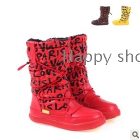 free shipping  Tall canister boots in children and snow,      