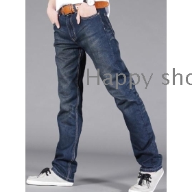 free shipping  Summer leisure straight tube men's jeans      