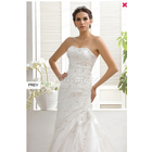  Mermaid/Trumpet Floor-length High Neck Short Sleeves Lace-up Chapel Train Wedding Dress